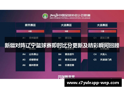新疆对阵辽宁篮球赛即时比分更新及精彩瞬间回顾